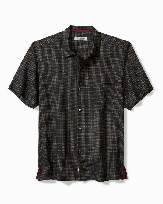Coconut Point Prismatic Check IslandZone® Camp Shirt - Tommy Bahama Men