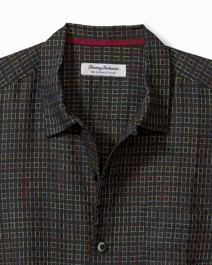 Coconut Point Prismatic Check IslandZone® Camp Shirt - Tommy Bahama Men