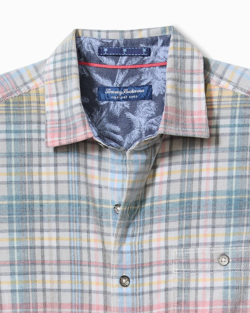 Coastline Cord Stretch Harbor Check Shirt - Tommy Bahama Men
