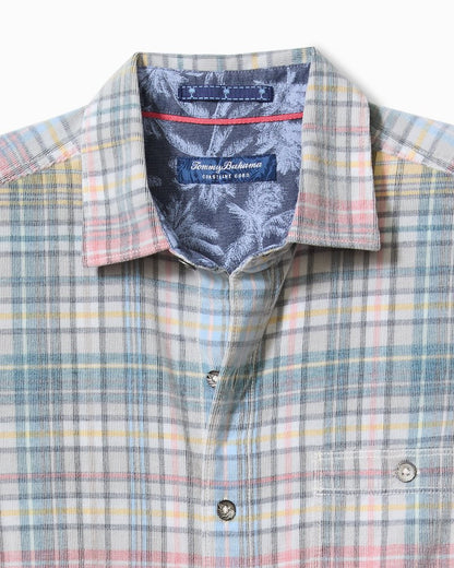 Coastline Cord Stretch Harbor Check Shirt - Tommy Bahama Men