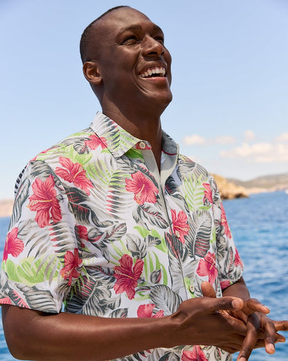Coconut Point Hibiscus Shores IslandZone® Camp Shirt - Tommy Bahama Men