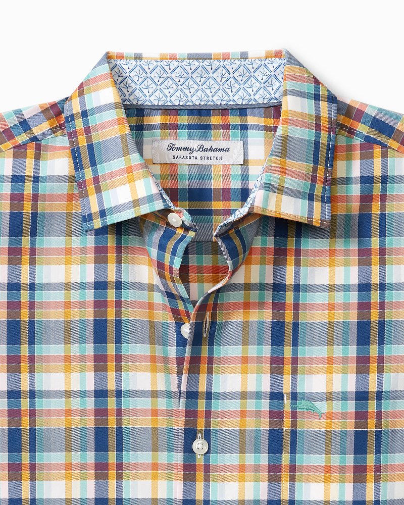 Sarasota Stretch Grenada Check IslandZone® Shirt - Tommy Bahama Men