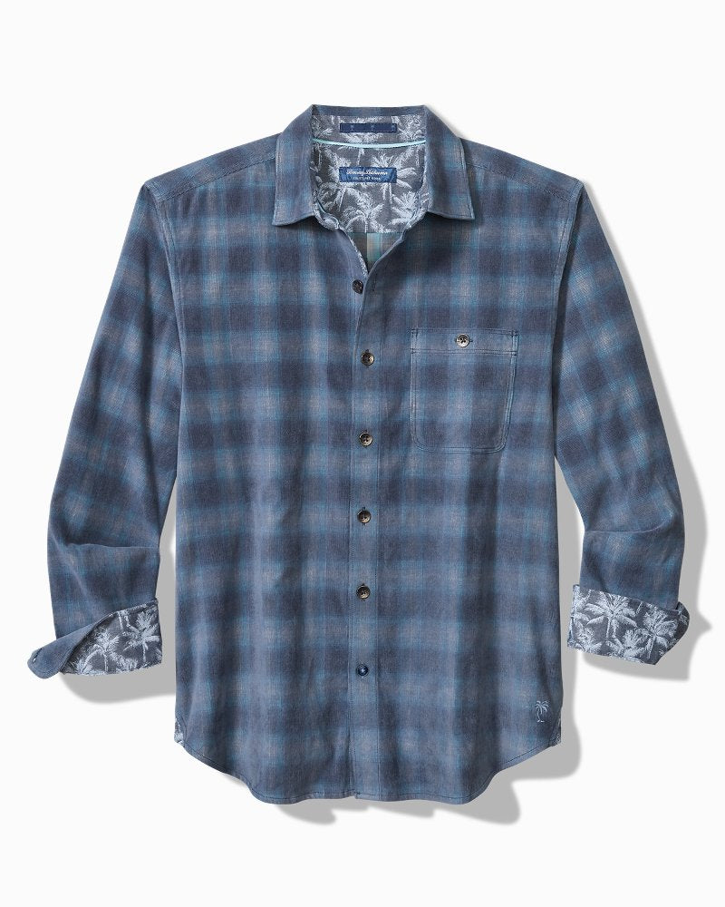 Coastline Cord Stretch Ombré Check Shirt - Tommy Bahama Men