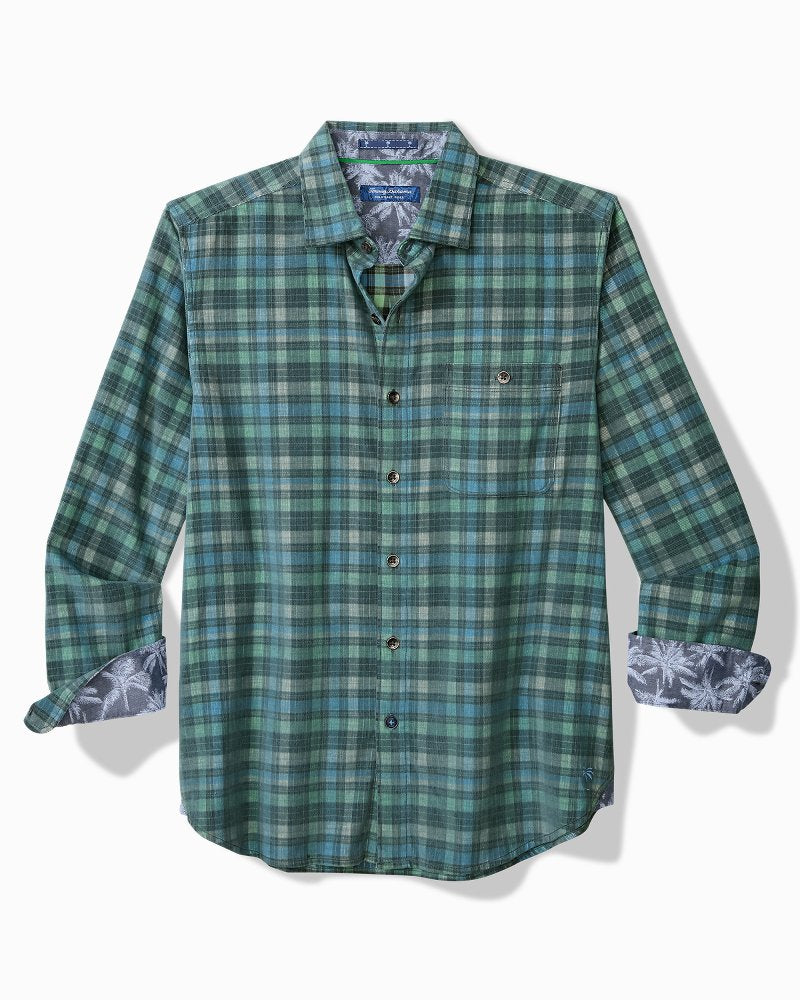 Coastline Cord Stretch Lagoon Check Shirt - Tommy Bahama Men