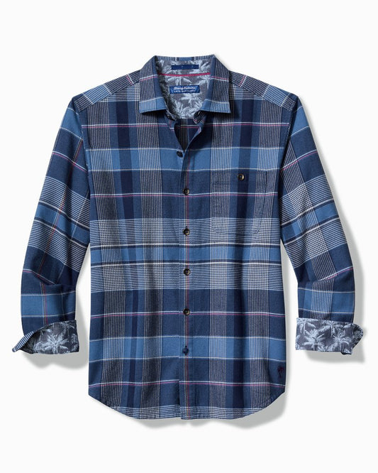 Canyon Beach Pebble Cay Plaid Stretch Flannel Shirt - Tommy Bahama Men