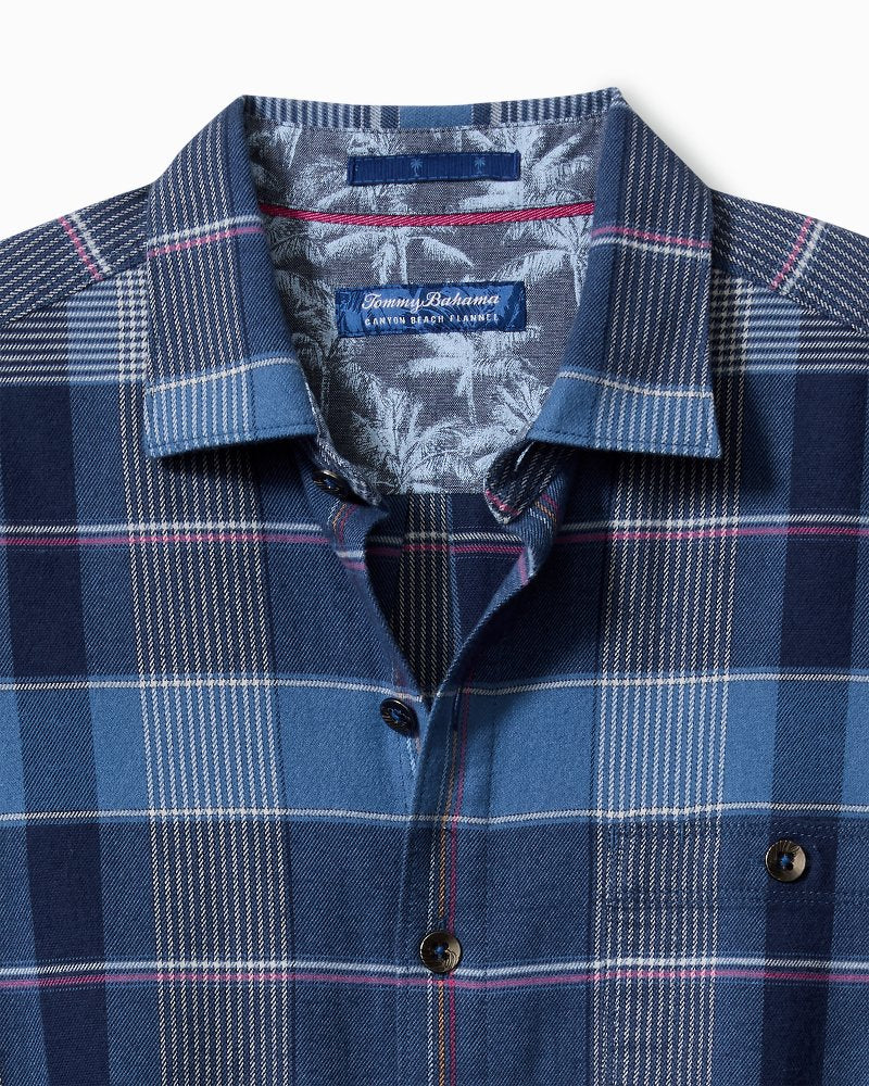 Canyon Beach Pebble Cay Plaid Stretch Flannel Shirt - Tommy Bahama Men