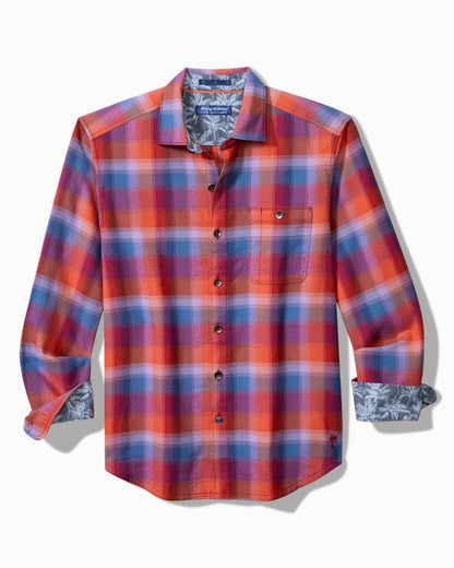 Canyon Beach Fireside Check Stretch Flannel Shirt - Tommy Bahama Men