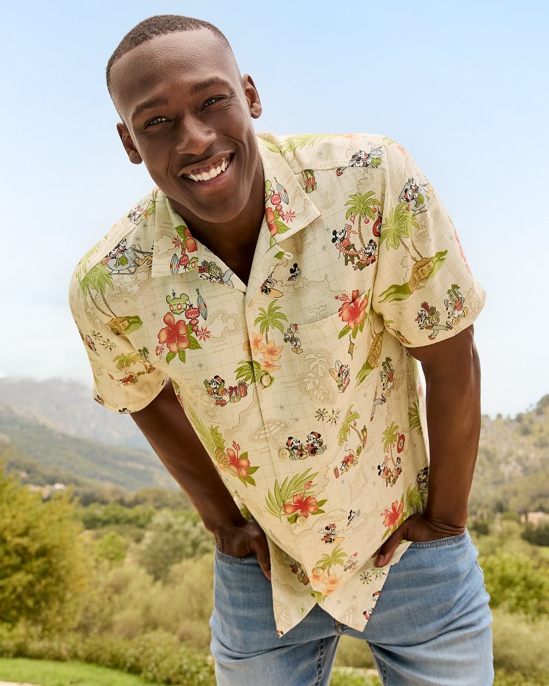 Disney Veracruz Cay Huladay Adventure Camp Shirt - Tommy Bahama Men