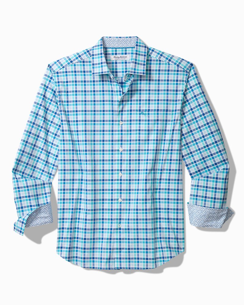 Sarasota Stretch St. Kitts Check IslandZone® Shirt - Tommy Bahama Men