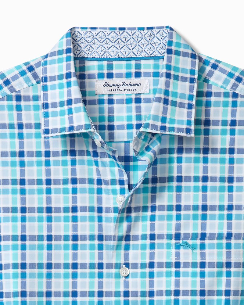 Sarasota Stretch St. Kitts Check IslandZone® Shirt - Tommy Bahama Men