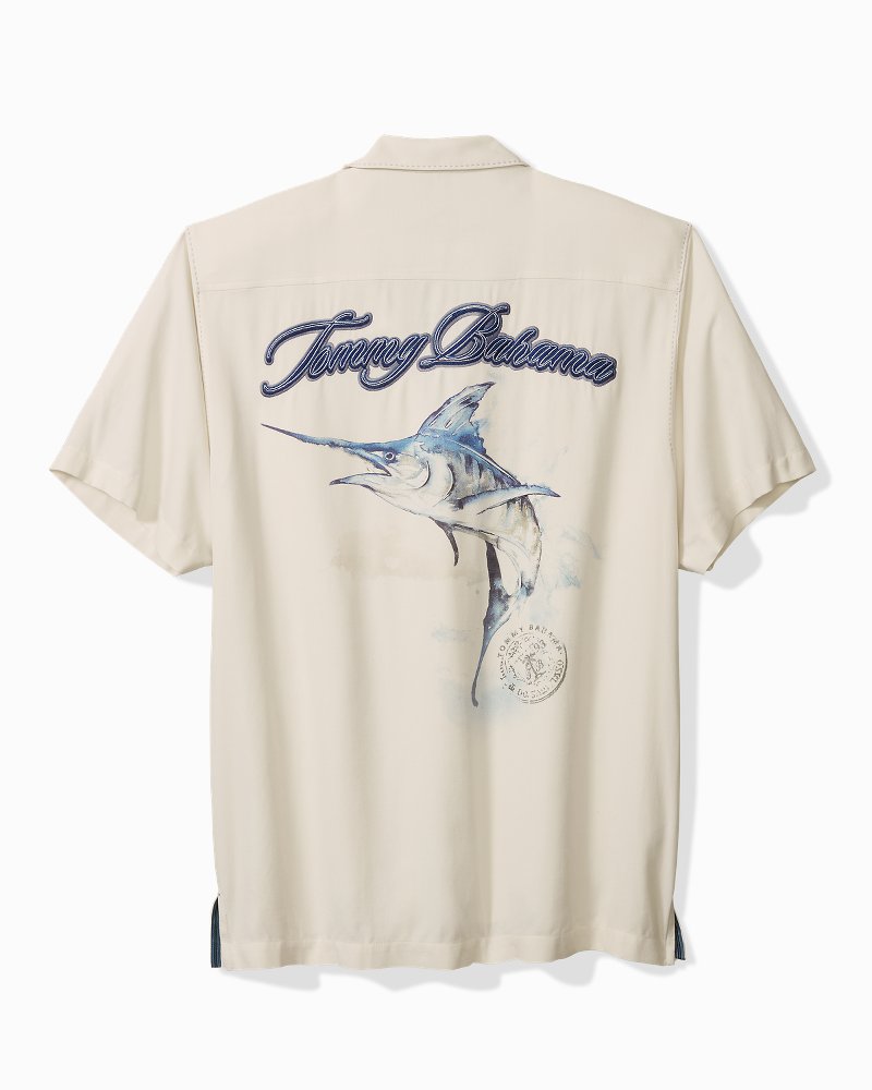 Marlin Paradise Silk Camp Shirt - Tommy Bahama Men