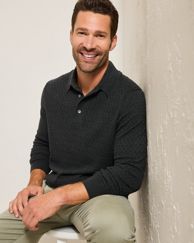 Capital Cable Sweater Polo - Tommy Bahama Men