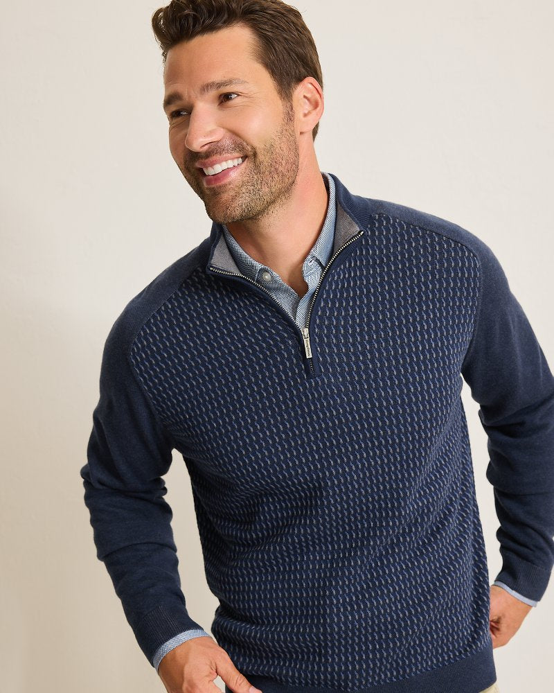 Coastal Shores Half-Zip Sweater - Tommy Bahama Men
