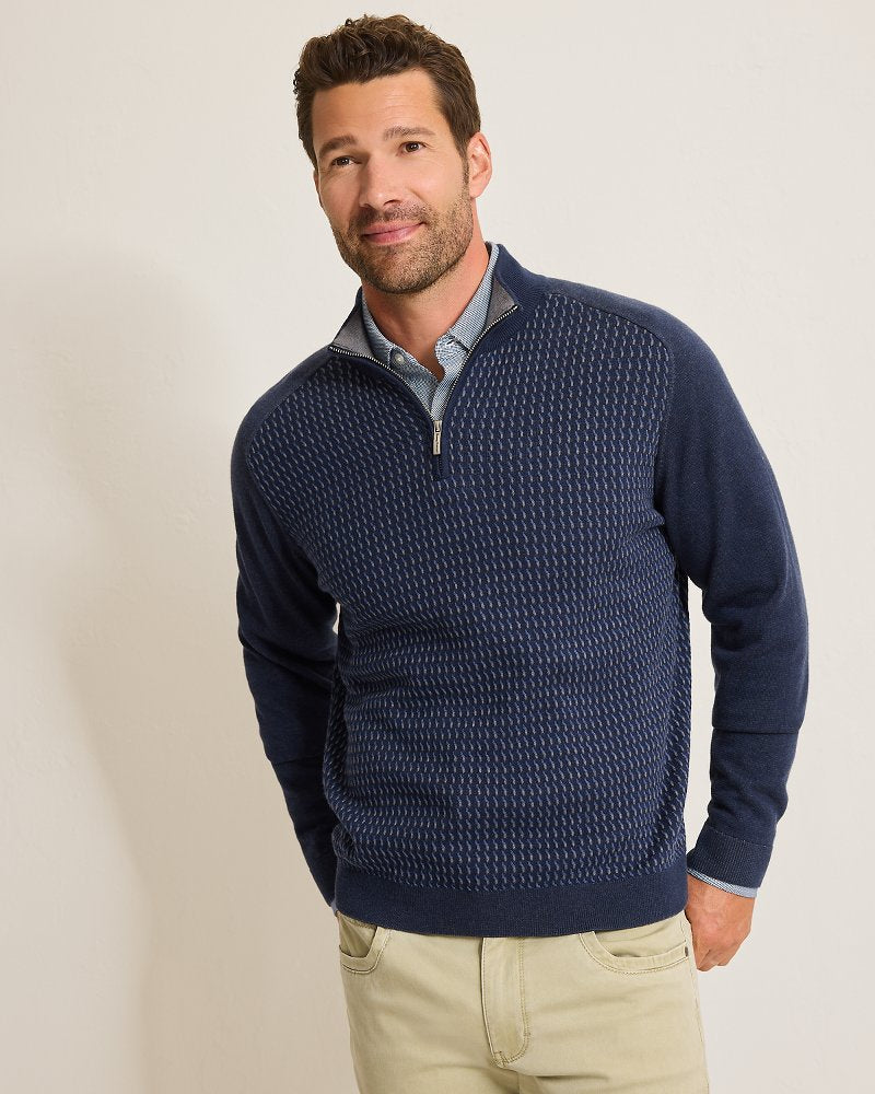 Coastal Shores Half-Zip Sweater - Tommy Bahama Men