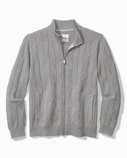 Capital Cable Full-Zip Cardigan - Tommy Bahama Men