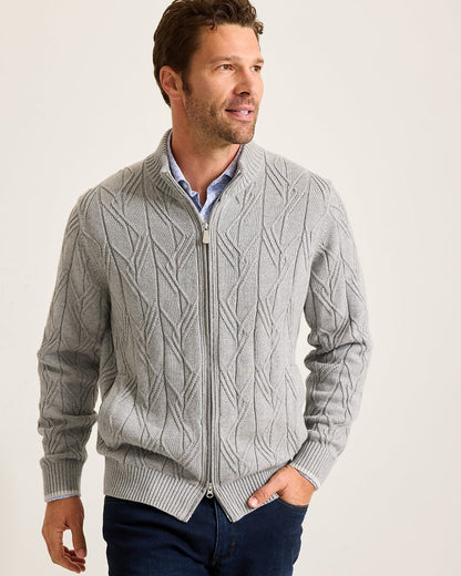 Capital Cable Full-Zip Cardigan - Tommy Bahama Men