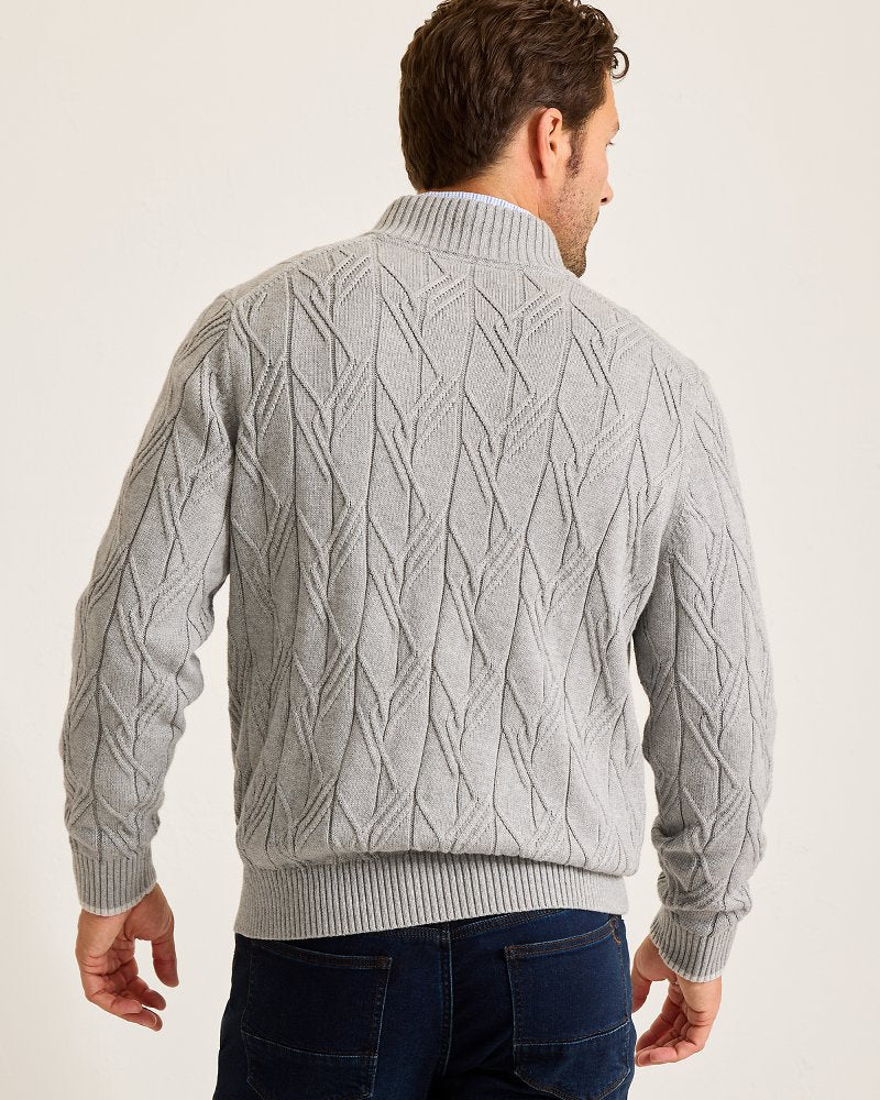 Capital Cable Full-Zip Cardigan - Tommy Bahama Men