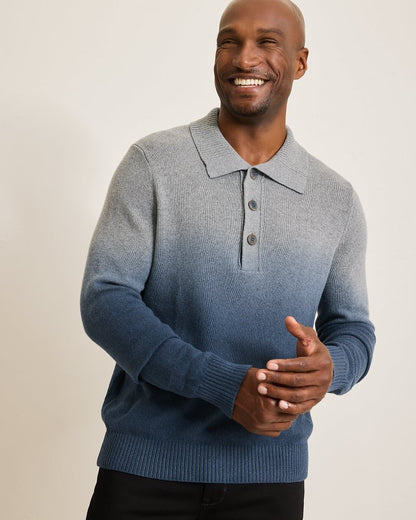 Ombré Dip-Dye Sweater Polo - Tommy Bahama Men