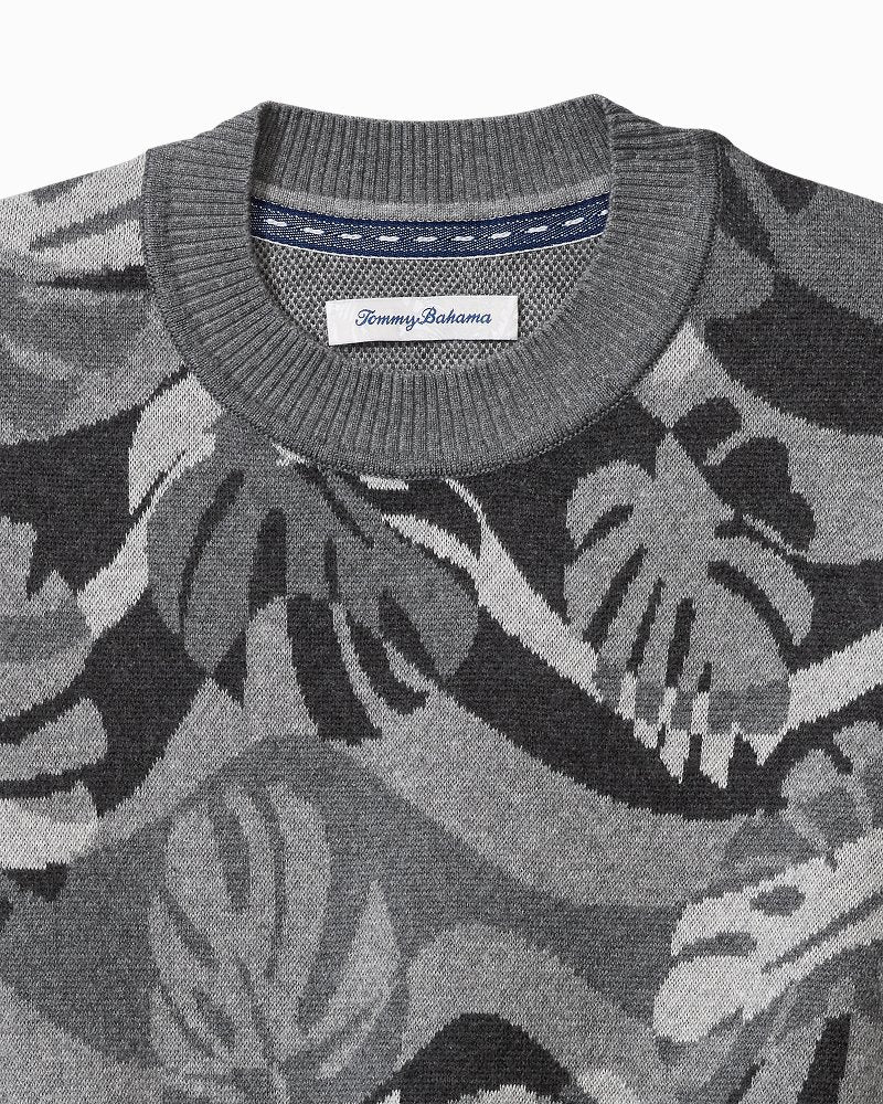 Monstera Camouflage Crew Sweater - Tommy Bahama Men