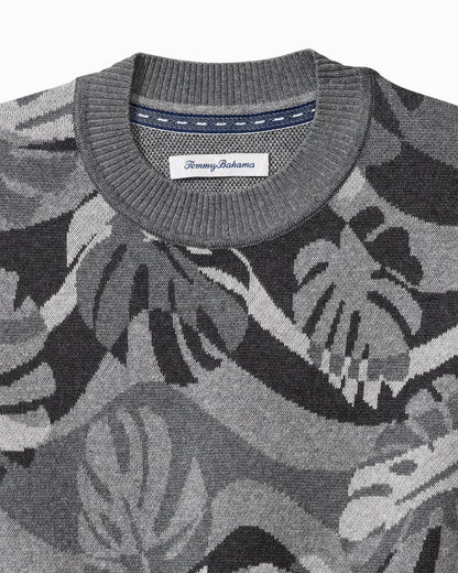 Monstera Camouflage Crew Sweater - Tommy Bahama Men