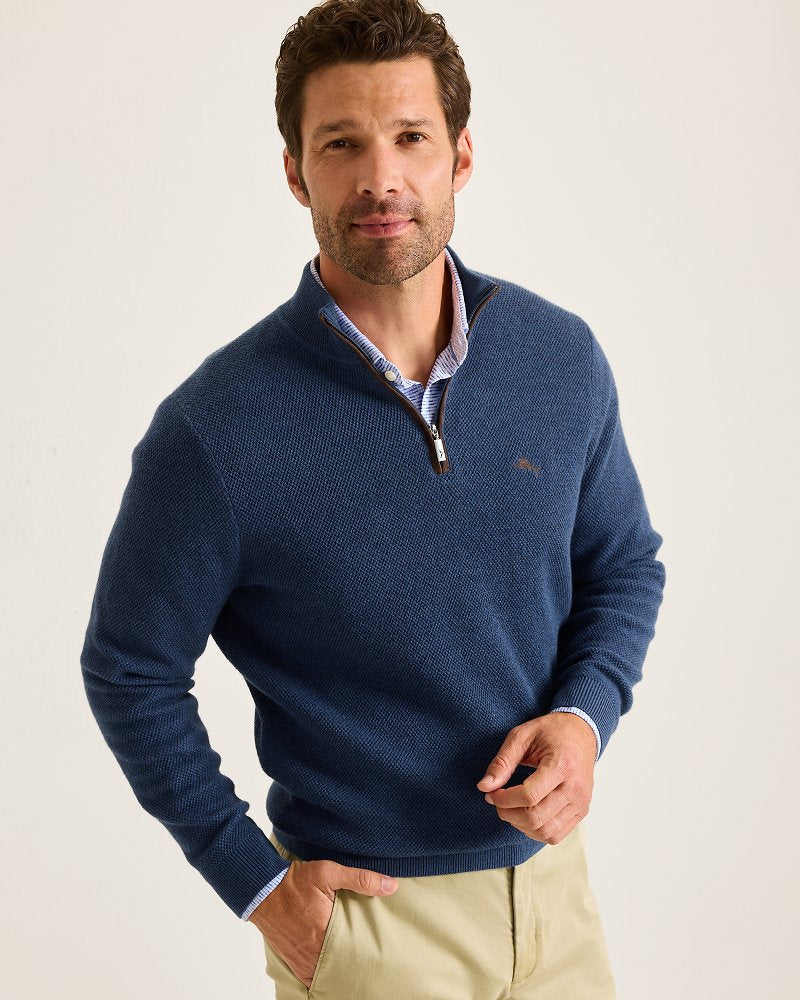 Marlin Luxe Half-Zip Sweater - Tommy Bahama Men