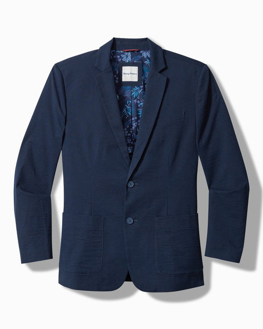Nova Wave Stretch-Seersucker Blazer - Tommy Bahama Men