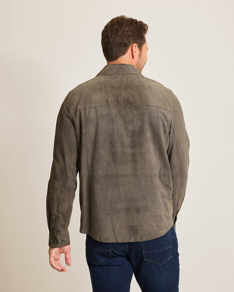 Boulder Ridge Suede Shirt Jacket - Tommy Bahama Men