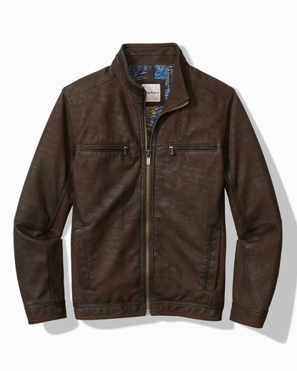Highland Rocker Leather Jacket - Tommy Bahama Men