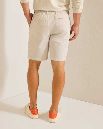 Nova Wave Seersucker Sand Stripe 9-Inch Shorts - Tommy Bahama Men