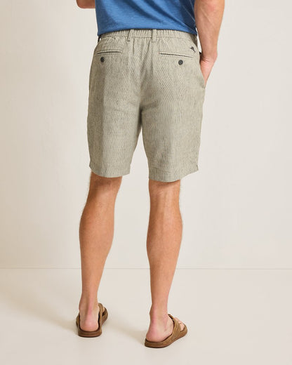 Isla Sands Stripe Stretch-Linen 9-Inch Shorts - Tommy Bahama Men