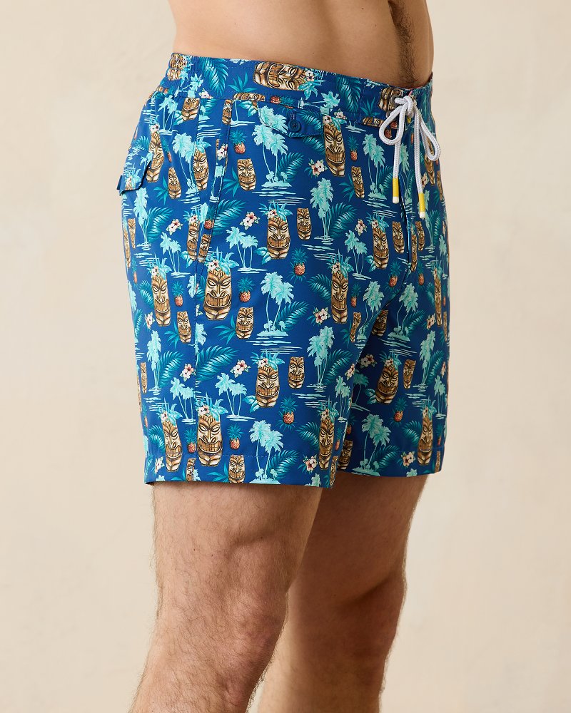 Rialto Tiki Tropics 6-Inch Swim Trunks - Tommy Bahama Men