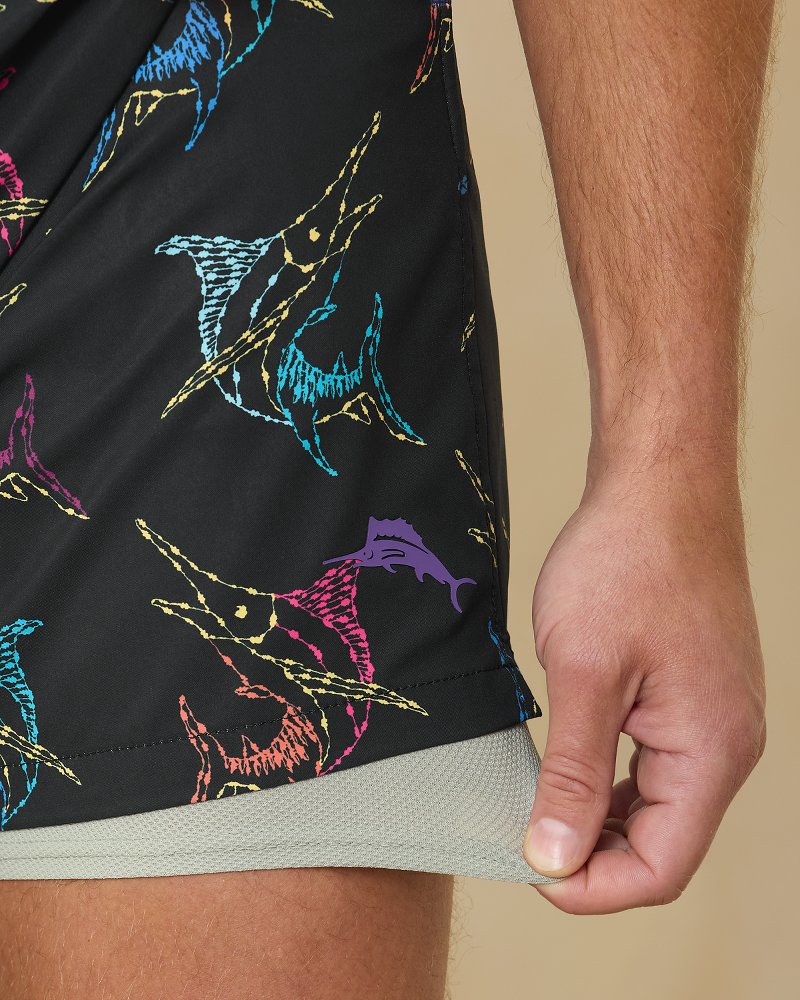 Naples Spotted at Sea 6-Inch Swim Trunks - Tommy Bahama Men