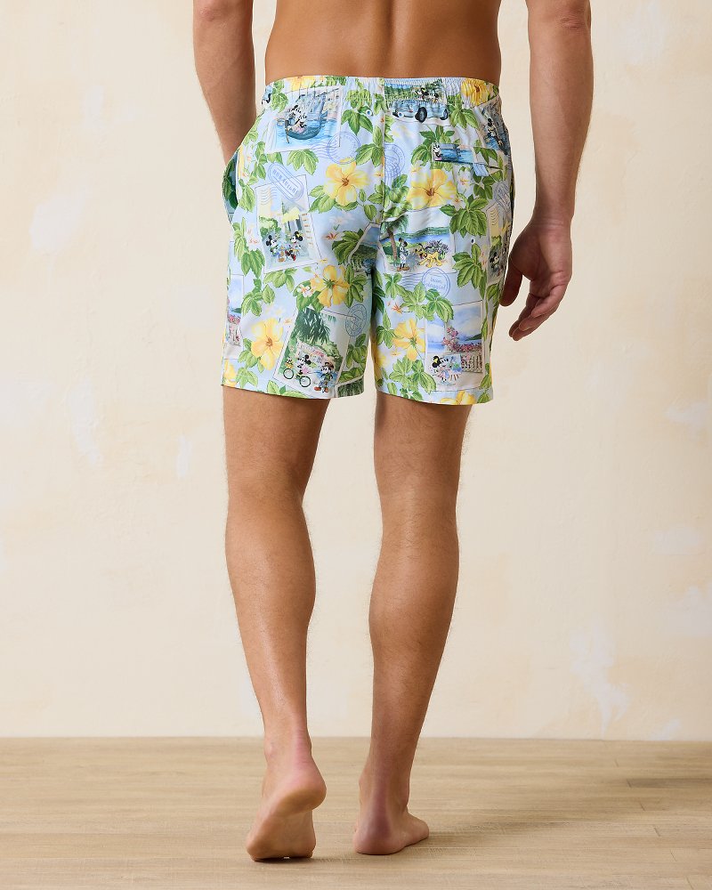 Disney Naples Postcard to Paradise 6-Inch Swim Trunks - Tommy Bahama Men