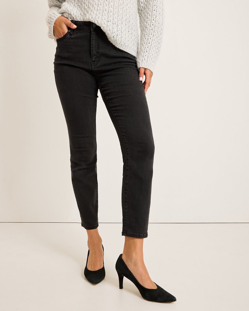 Boracay® Beach Sparkle High-Rise Skinny Ankle Jeans - Tommy Bahama Women