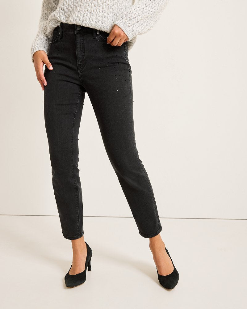 Boracay® Beach Sparkle High-Rise Skinny Ankle Jeans - Tommy Bahama Women