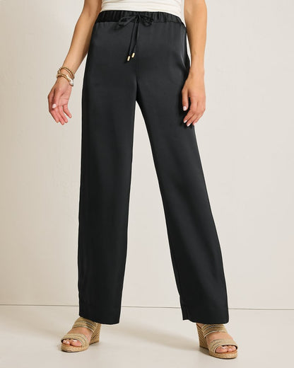 Midnight Sea Satin Easy Pants - Tommy Bahama Women