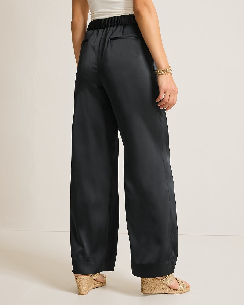 Midnight Sea Satin Easy Pants - Tommy Bahama Women