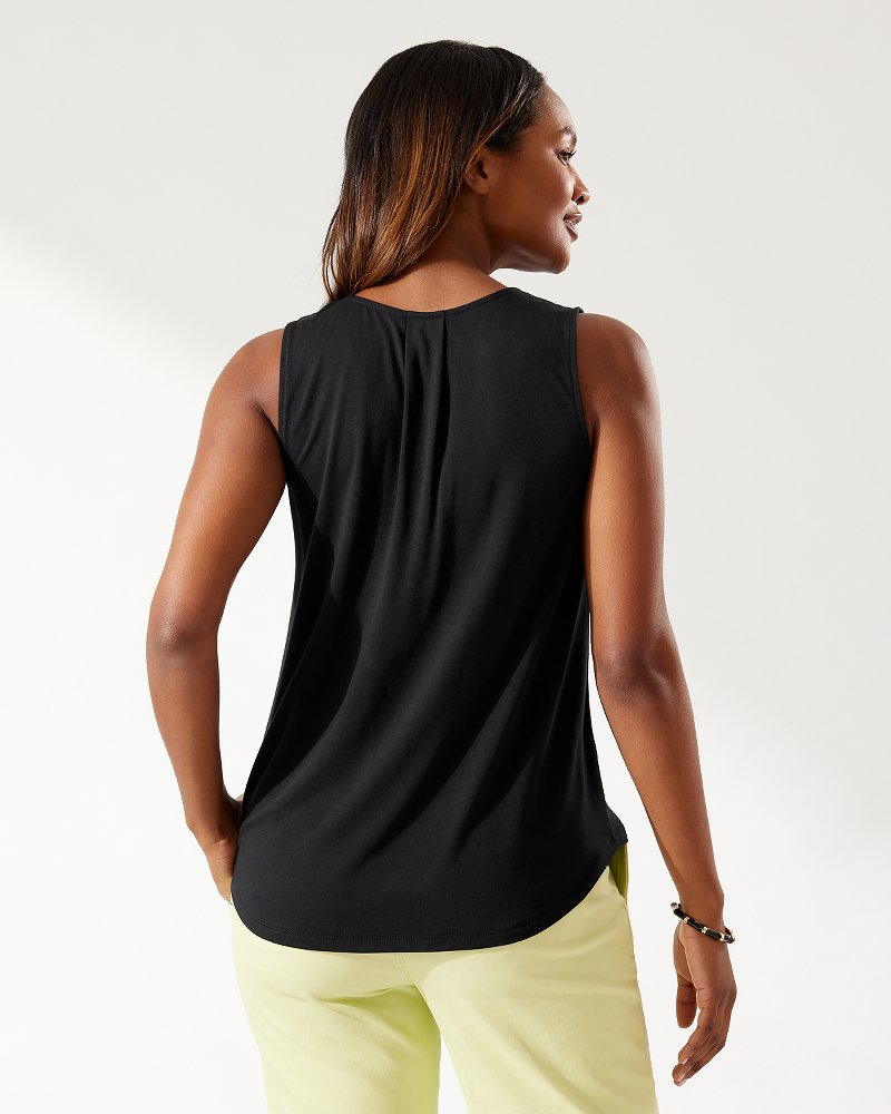 Kauai Box Pleat Tank Top - Tommy Bahama Women