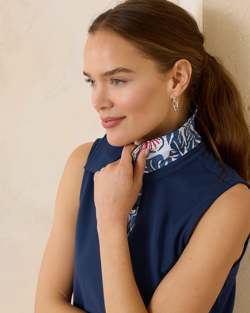 Paradise Piqué Sleeveless Polo - Tommy Bahama Women
