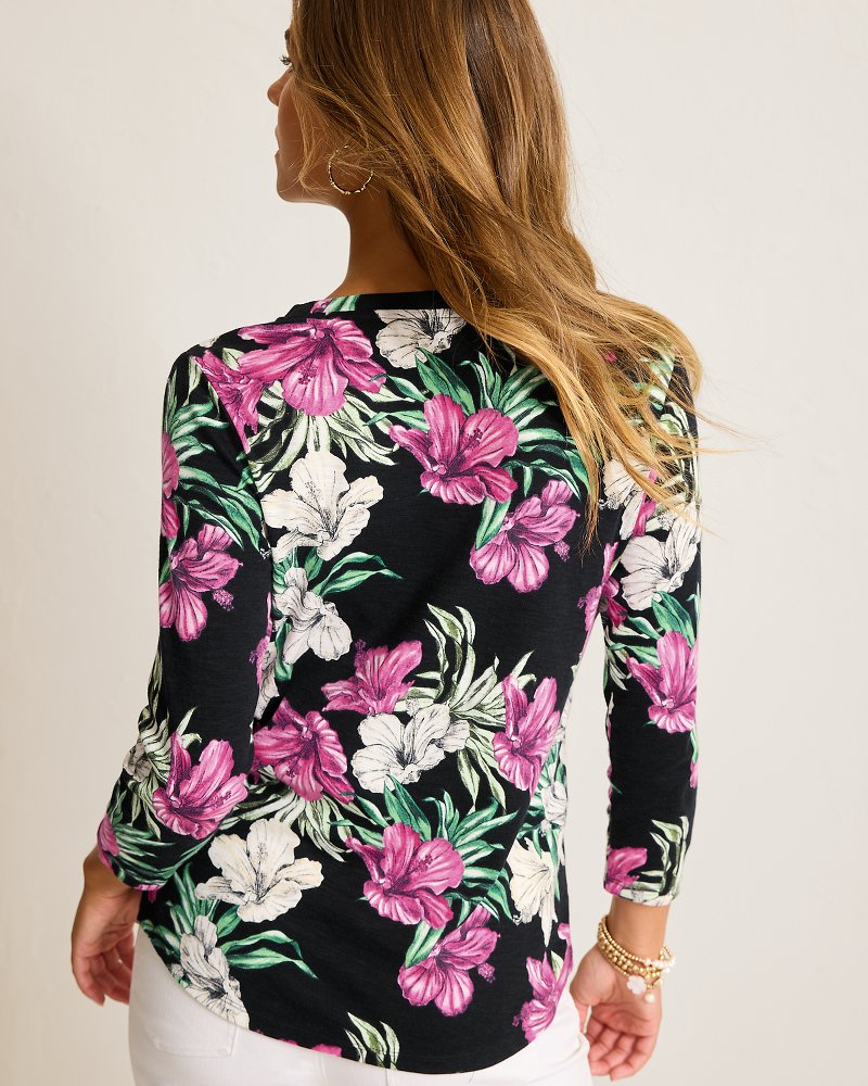 Ashby Isles Villa Garden 3/4-Sleeve T-Shirt - Tommy Bahama Women