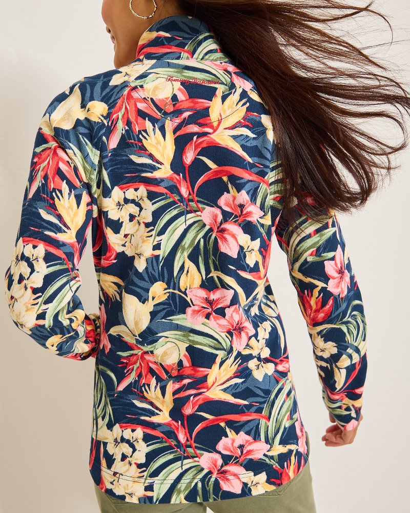 Aruba Flora Amora Full-Zip Sweatshirt - Tommy Bahama Women
