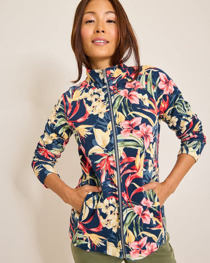 Aruba Flora Amora Full-Zip Sweatshirt - Tommy Bahama Women