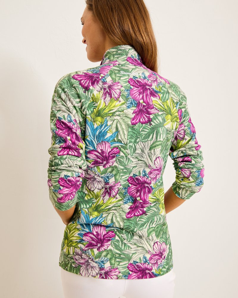 Aruba Jungle Jewels Full-Zip Sweatshirt - Tommy Bahama Women