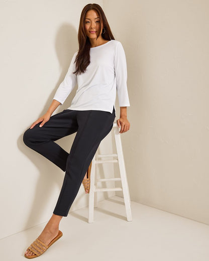 Kona Isles 3/4-Sleeve Boat-Neck Top - Tommy Bahama Women