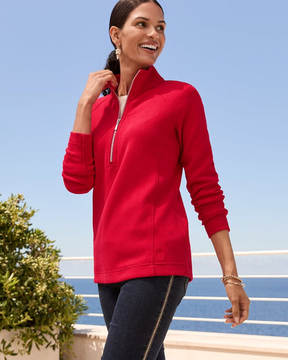 Aruba Half-Zip Sweatshirt - Tommy Bahama Women