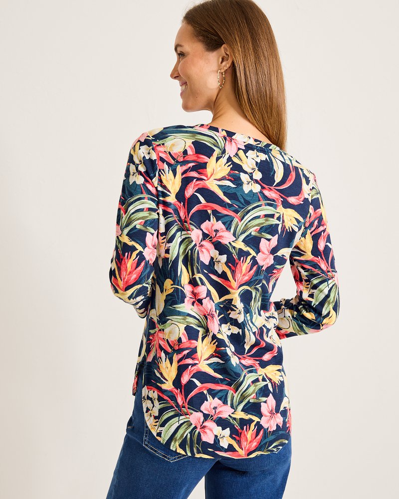 Ashby Isles Flora Amora 3/4-Sleeve T-Shirt - Tommy Bahama Women