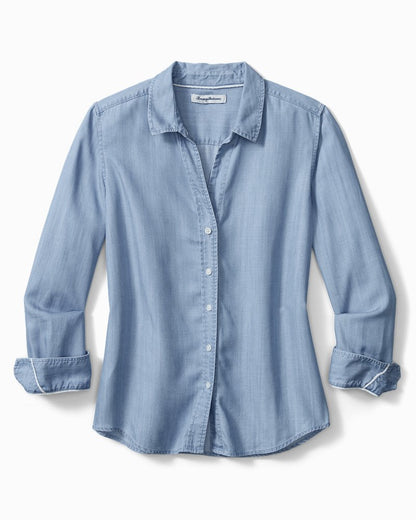 Chambray All Day Long-Sleeve Shirt - Tommy Bahama Women