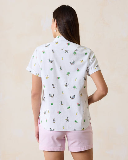 Disney Nova Wave Beach Cruiser Camp Shirt - Tommy Bahama Women