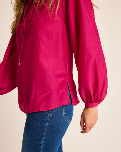 Agua Amara Seamed Peasant Top - Tommy Bahama Women