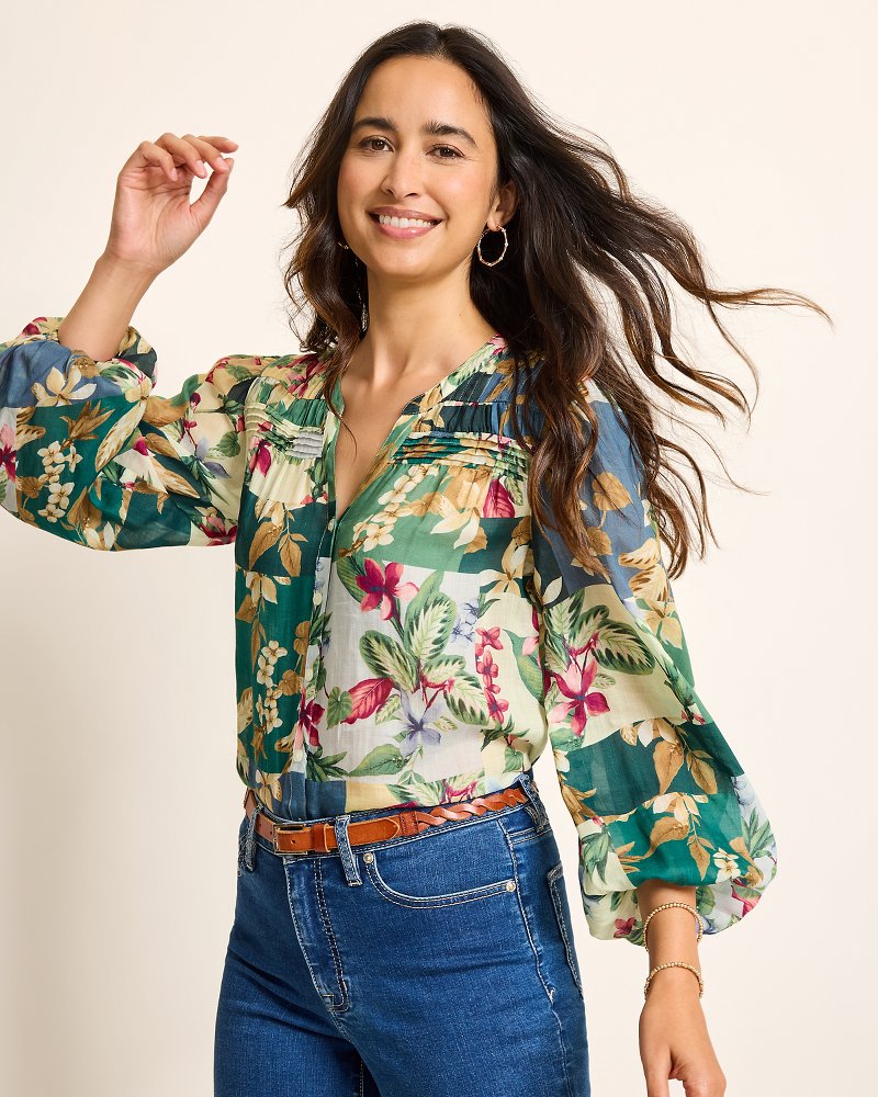 Hightide Flora Pintuck Blouse - Tommy Bahama Women